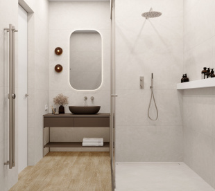 Керамогранит Ceradim Sassо Beige бежевый матовый рект. (60х60) арт. CR6060G0411R